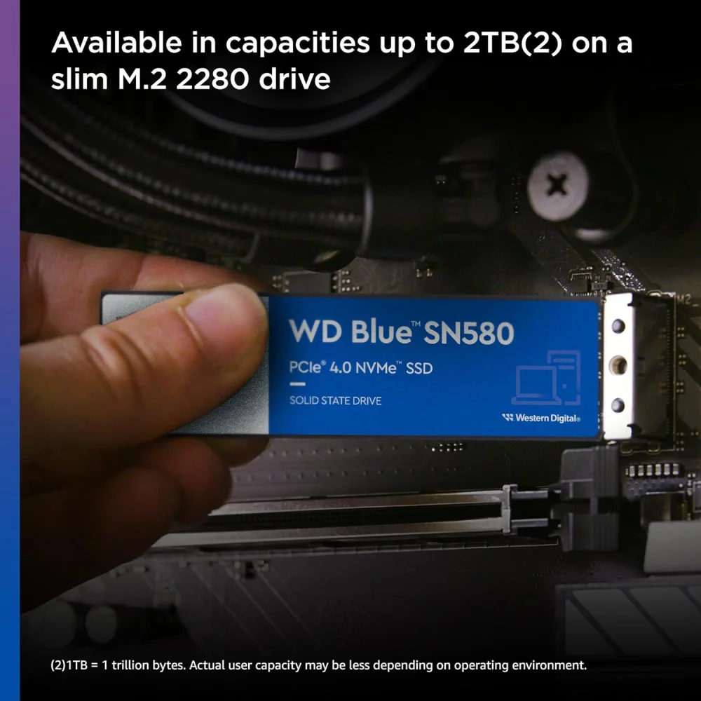 WD Internal SSD NVMe Blue 250GB (SN580) view 4